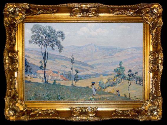framed  Janis Rozentals Italian Landscape, ta009-2